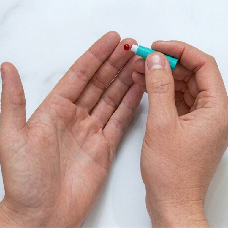 HAUPTVORTEILE
Benutzerfreundlicher Trockenblut-Selbsttest
Misst 11 Fettsäuren in Ihrem Blut
Gibt Auskunft über Ihre Omega-6:3-Balance